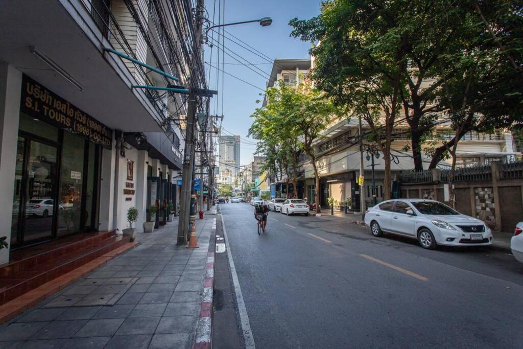 Estúdio Apartamento de 45m2, com 1 casa de banho, na área Silom Banguecoque Exterior foto